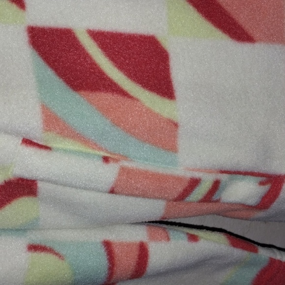 Massive Outdoors Woman's Large Full Zip Fleece Hooded Jacket. Multicolor - Picture 5 of 8